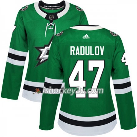 Dame NHL Dallas Stars Trøje Alexander Radulov 47 Adidas 2017-2018 Gul Grøn Authentic